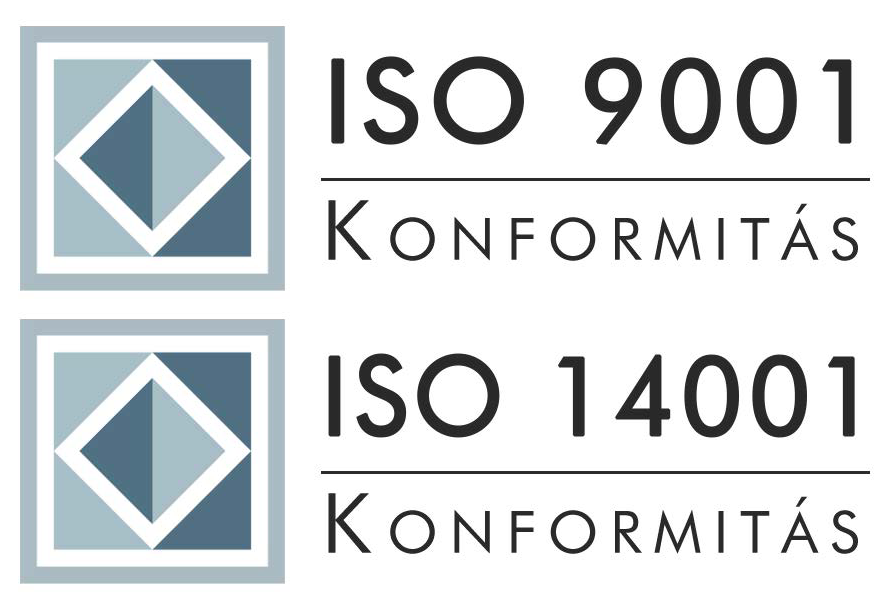 ISO 9001 és ISO 14001 konformitás